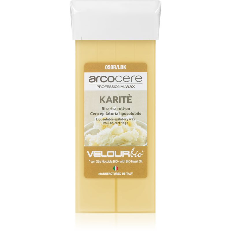 Arcocere Professional Wax Karité epilační vosk roll-on náhradní náplň 100 ml