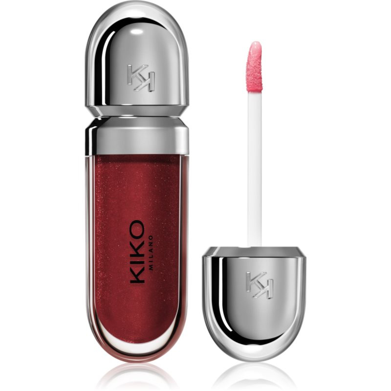 KIKO Milano 3D Hydra hydratační lesk na rty odstín 22 Sparkling Red Garnet 6.5 ml