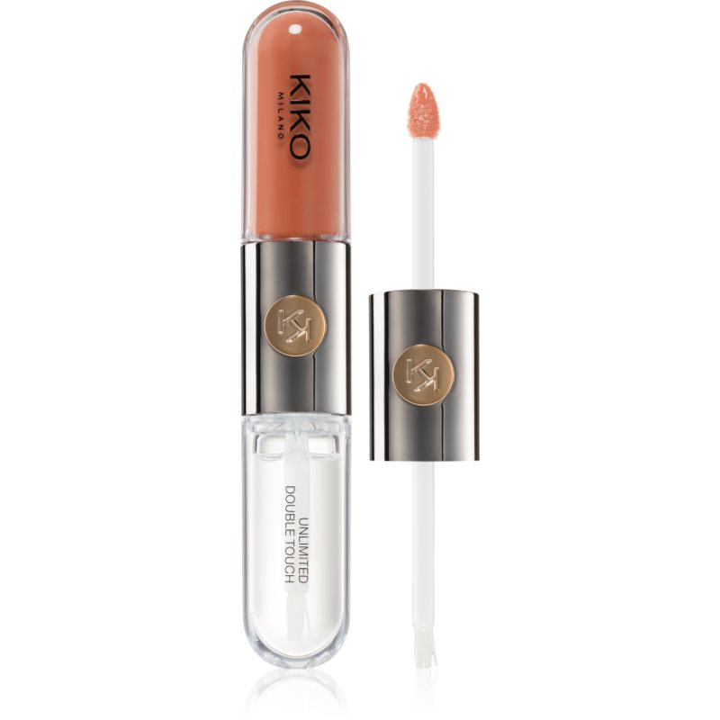 KIKO Milano Unlimited Double Touch dlouhotrvající tekutá rtěnka odstín 129 Burnt Tangerine 6 ml
