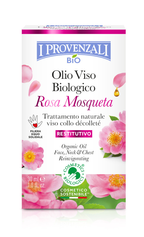 I Provenzali BIO Repair pleťový olej Rosa, 30 ml