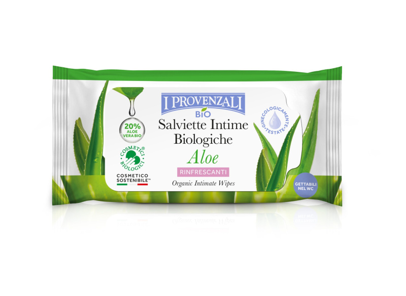 I Provenzali BIO intimní ubrousky Aloe, 12ks