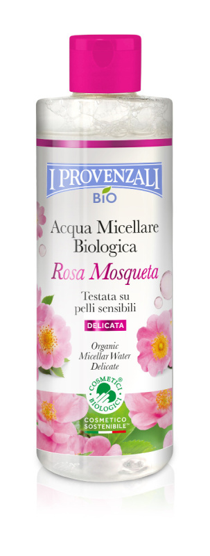 I Provenzali BIO micelární voda Rosa, 400 ml
