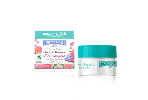 I Provenzali BIO hydratační krém na obličej Rosa, 50 ml