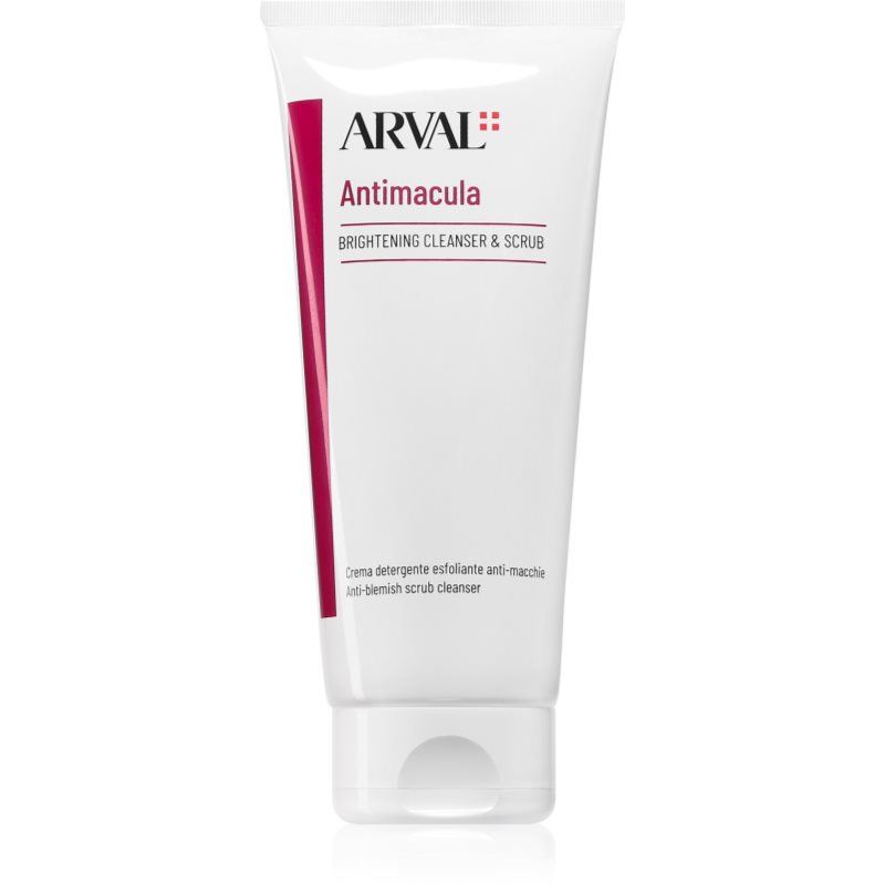 Arval Antimacula Brightening Cleanser & Scrub čisticí peelingový krém pro rozjasnění pleti 200 ml