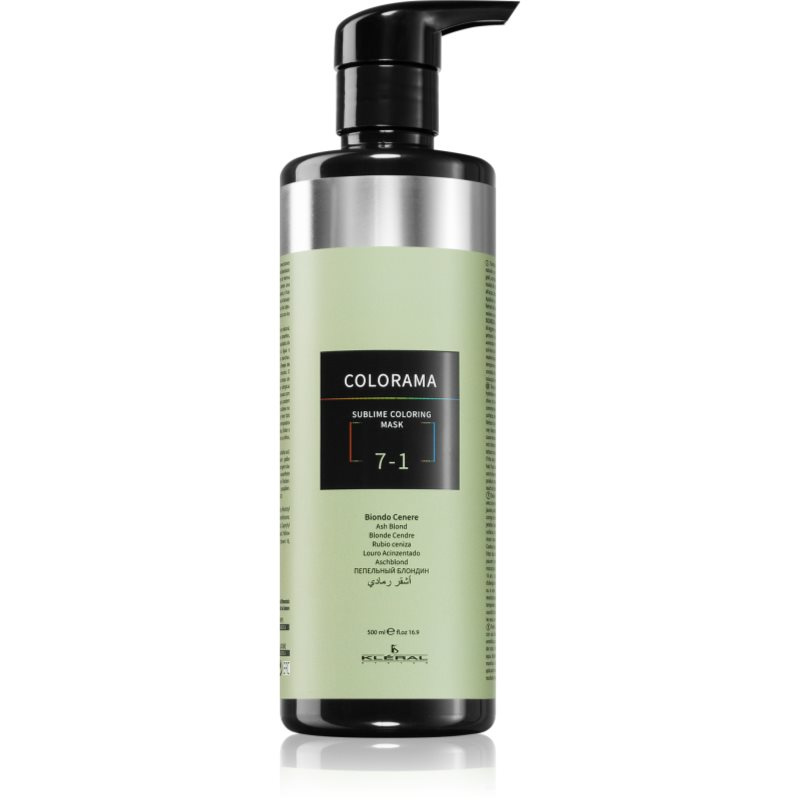 Kléral system Colorama barvicí maska pro všechny typy vlasů Ash Blond 7.1 500 ml