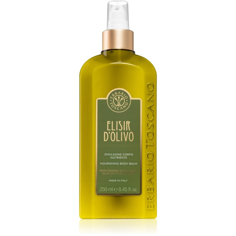 Erbario Toscano Elisir D'Olivo hydratační tělový balzám s olivovým olejem 250 ml