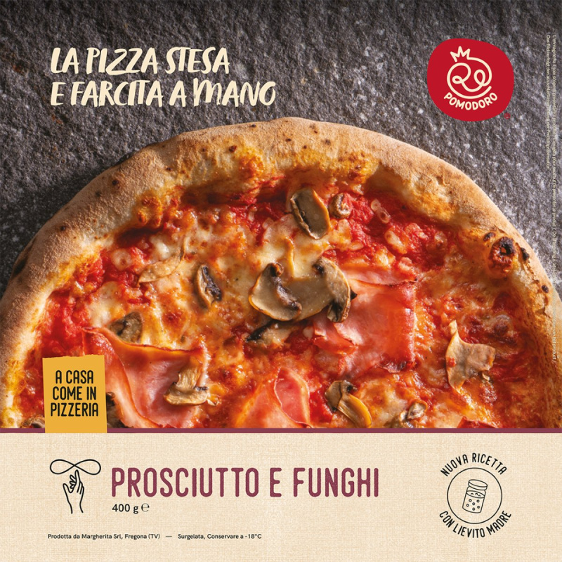 Re Pomodoro Pizza Prosciutto e Funghi