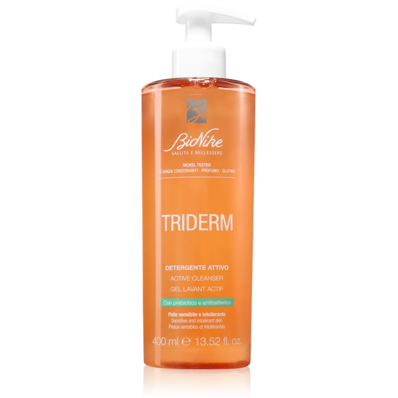 BioNike Triderm Active Cleanser čisticí a zjemňující gel s probiotiky 400 ml