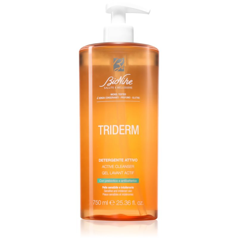 BioNike Triderm Active Cleanser čisticí a zjemňující gel s probiotiky 750 ml