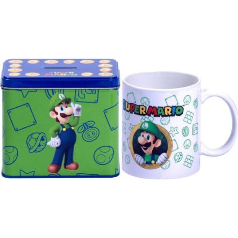 Hrneček a kasička Super Mario Luigi