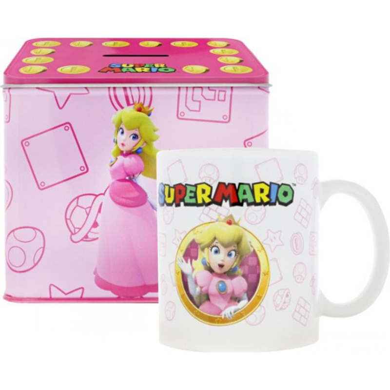 Hrneček a kasička Super Mario Peach