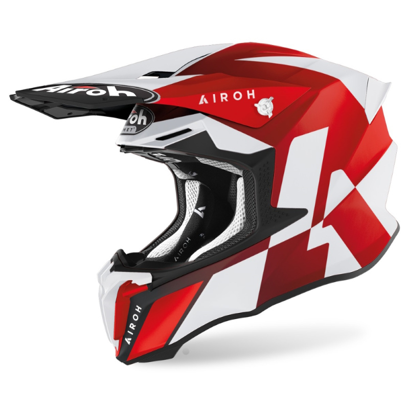 Moto přilba Airoh Twist 2.0 Lift červená matná XL (61-62)