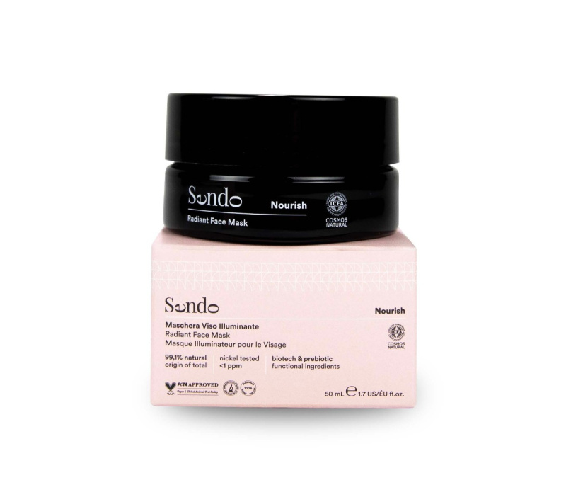 Sendo Nourish Radiant Face Mask rozjasňující maska na obličej 50 ml