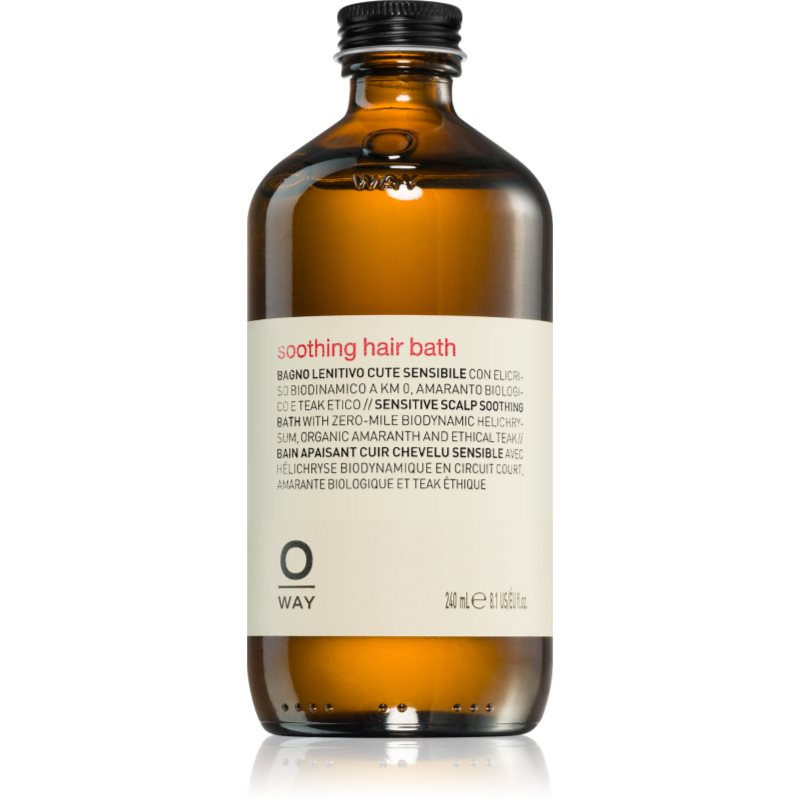 Oway soothing Hair Bath zklidňující šampon pro citlivou vlasovou pokožku 240 ml