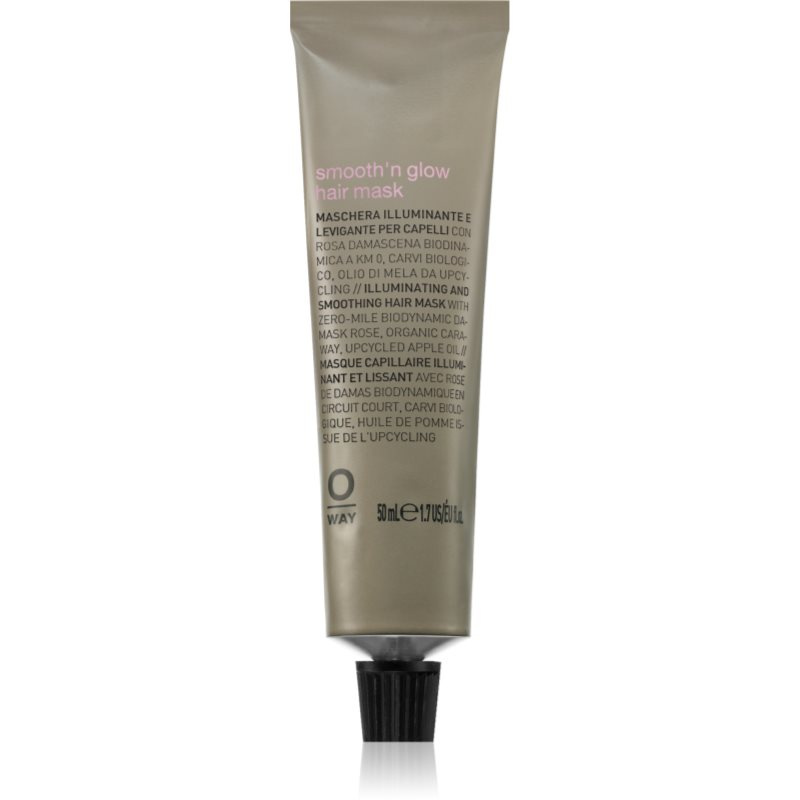 Oway Smooth'n glow Hair Mask vyhlazující maska pro lesk a hebkost vlasů 50 ml