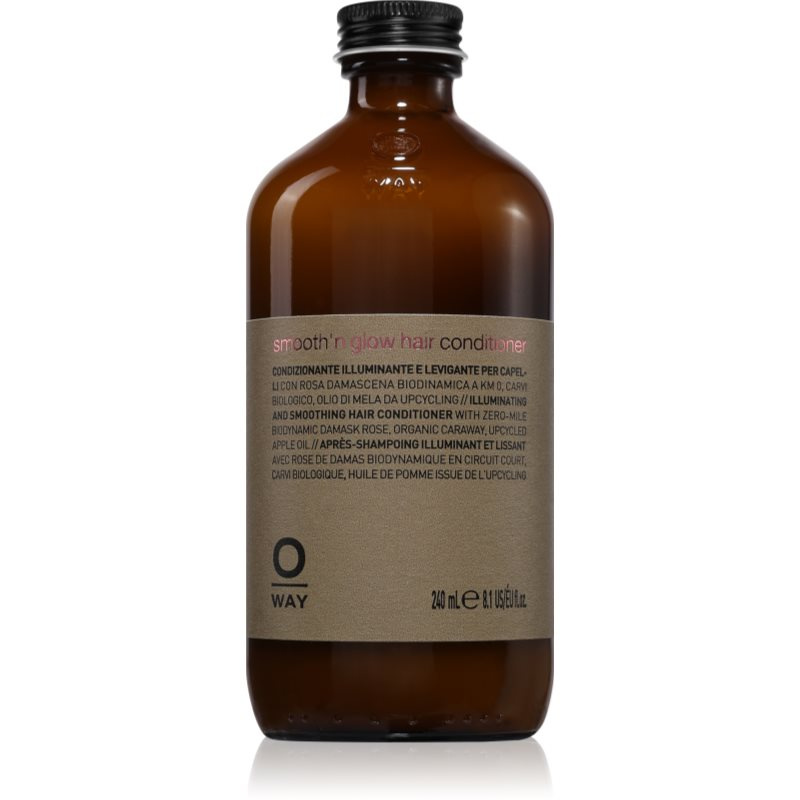 Oway Smooth'n glow Hair Conditioner uhlazující kondicionér pro lesk a hebkost vlasů 240 ml