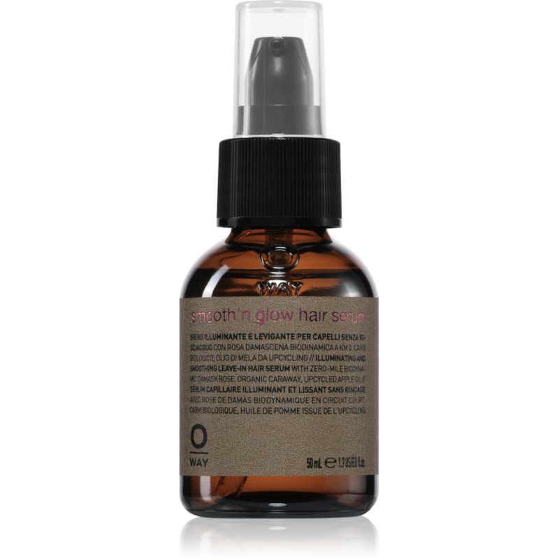 Oway Smooth'n glow Hair Serum uhlazující sérum pro lesk a hebkost vlasů 50 ml