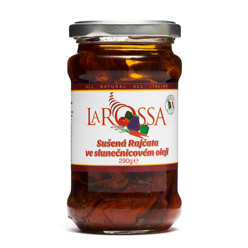 LA ROSSA Sušená rajčata pikant ve slunečnicovém oleji 290g