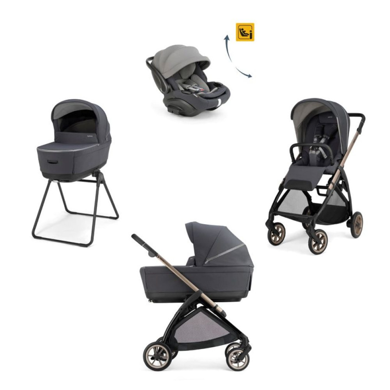 Kočárek Inglesina Electa Darwin Recline Evo 4v1 2026 Garage Grey