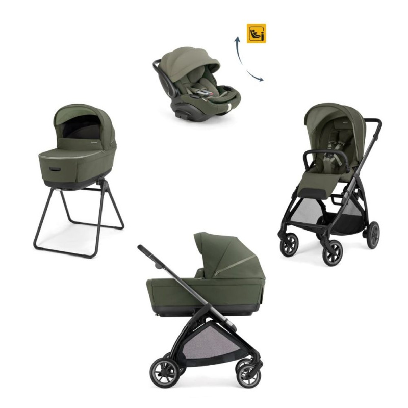 Kočárek Inglesina Electa Darwin Recline Evo 4v1 2026 Loft Green