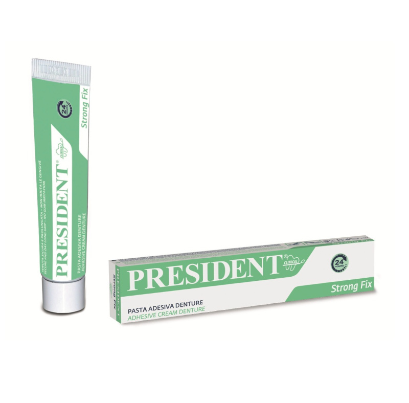 PRESIDENT Lepicí krém na náhrady silný účinek 40 g
