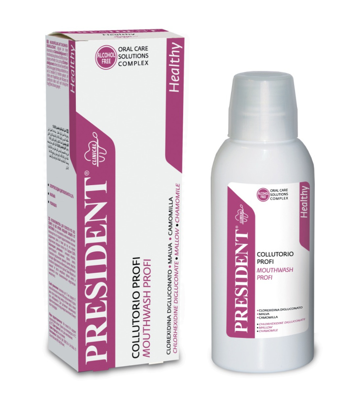 PRESIDENT Profi Ústní voda s chlorhex. 0.2% 200 ml
