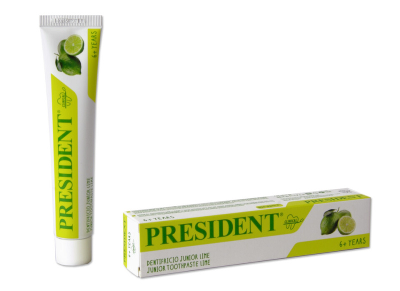 PRESIDENT Zubní pasta děti od 6 let limetková příchuť 50ml