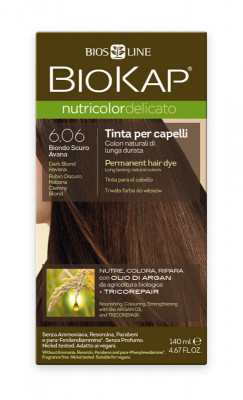 BIOKAP Barva na vlasy 6.06 Blond tm.Havana 140 ml