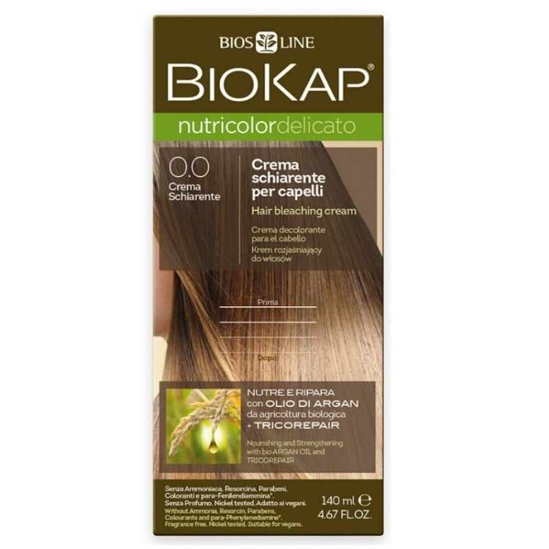 BIOKAP Barva na vlasy 0.0 Zesvětlovač 140 ml