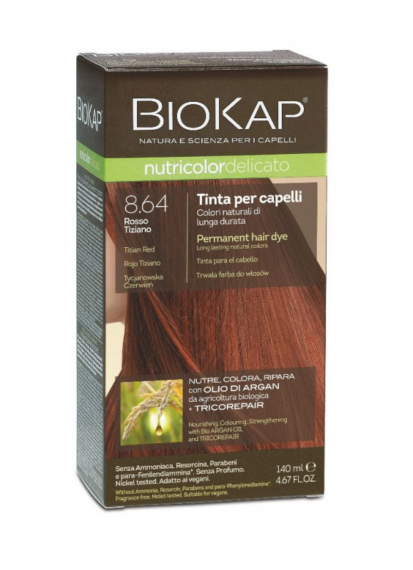 BIOKAP Barva na vlasy 8.64 Tiziánově červená 140 ml