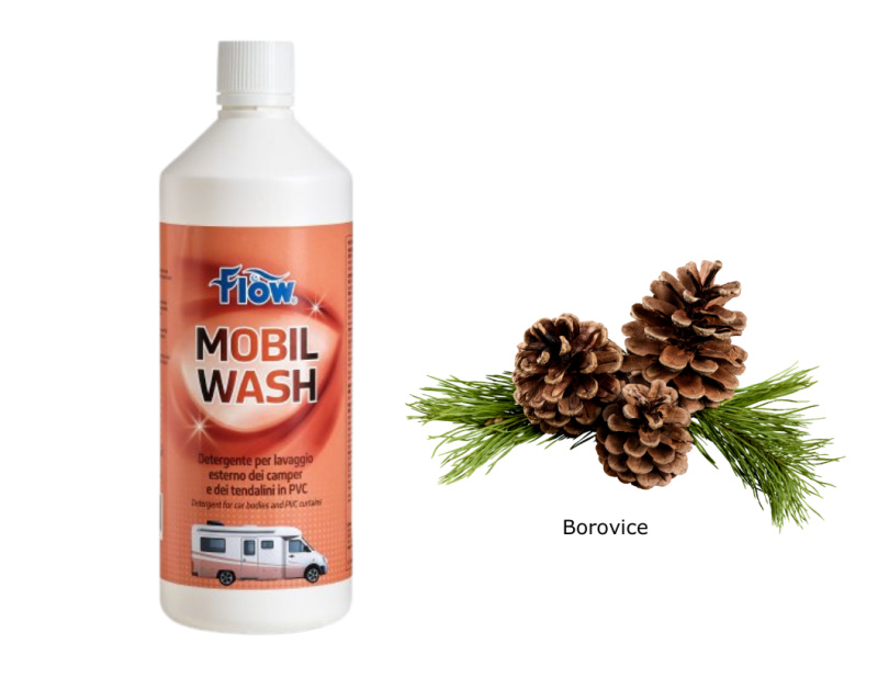 Autošampon Flow Mobil Wash borovice -1l