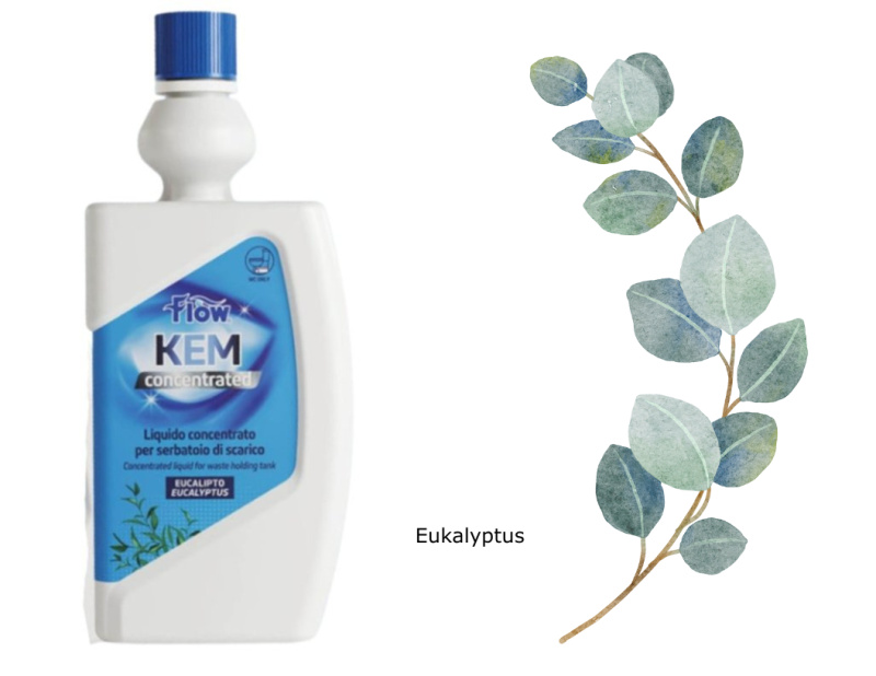 WC chemie Flow Kem - koncentrát, 780 ml Varianta: Eukalyptus