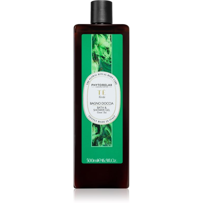 Phytorelax Laboratories Green Tea sprchový a koupelový gel 500 ml