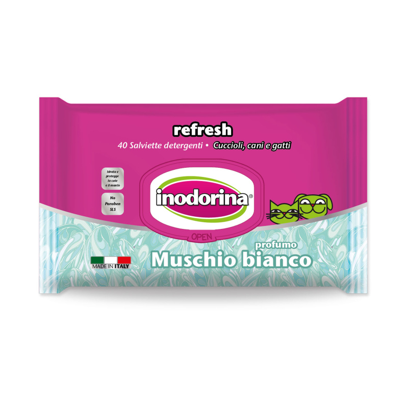 Ubrousky INODORINA Mošus 40 ks