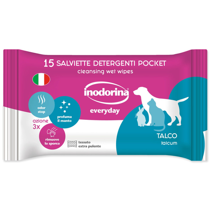 Ubrousky INODORINA Baby Powder 15 ks