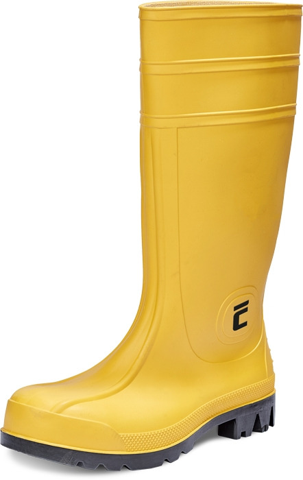 BC SAFETY S5 vysoké holinky žlutá vel.47