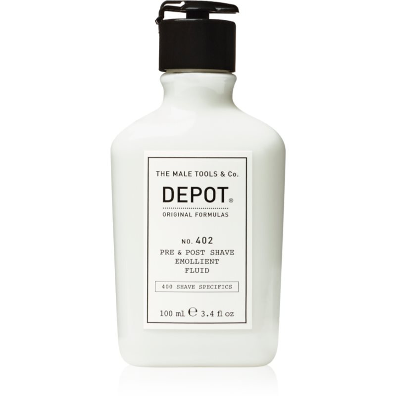 DEPOT 400 SHAVE SPECIFICS NO. 402 PRE & POST SHAVE EMOLLIENT FLUID balzám po holení 100 ml