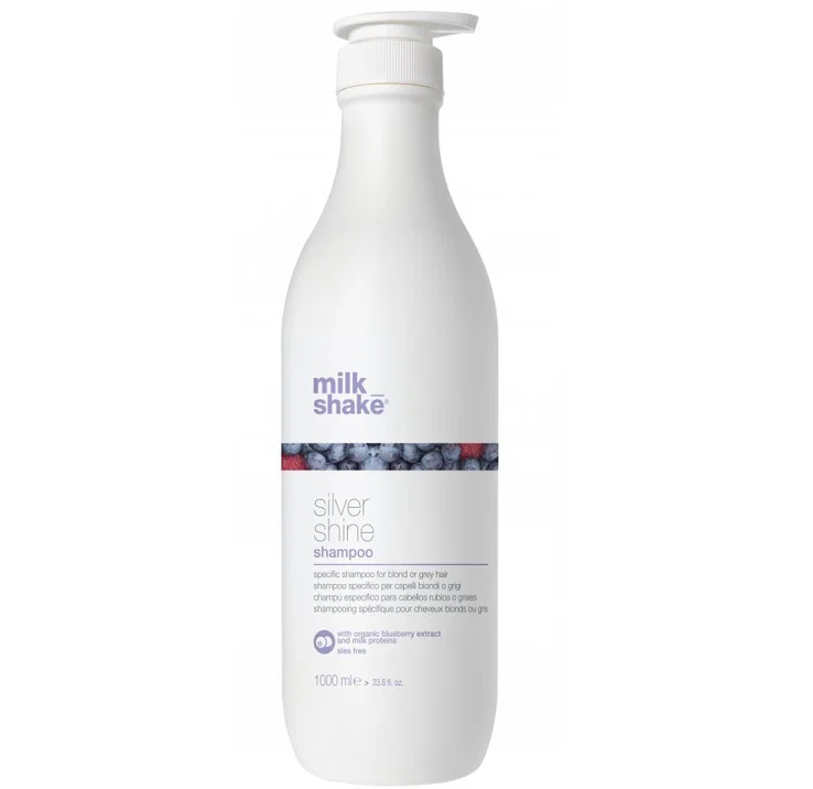 Milk Shake Silver Shine šampon pro blond vlasy neutralizující žluté tóny 1000 ml
