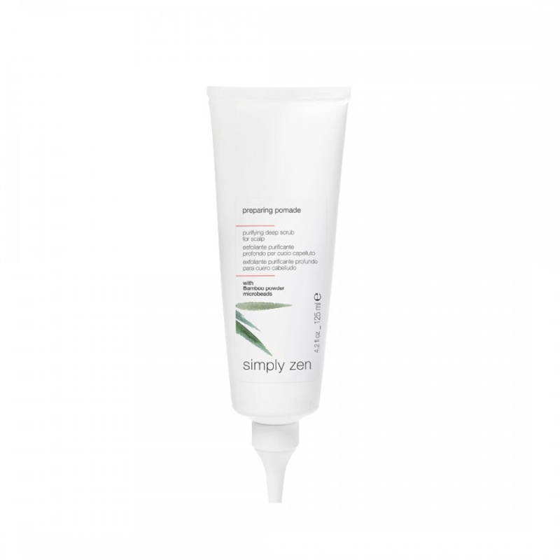 Simply Zen Preparing Pomade čisticí peelingová pasta pro pokožku hlavy 125 ml