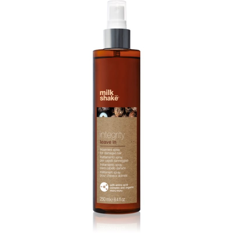 milk_shake Integrity Leave-in bezoplachový kondicionér pro poškozené vlasy 250 ml