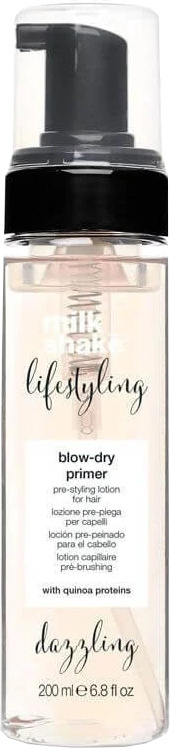 Milk Shake Lifestyling Blow-dry Primer pěna na vlasy pro tepelnou úpravu vlasů 200 ml