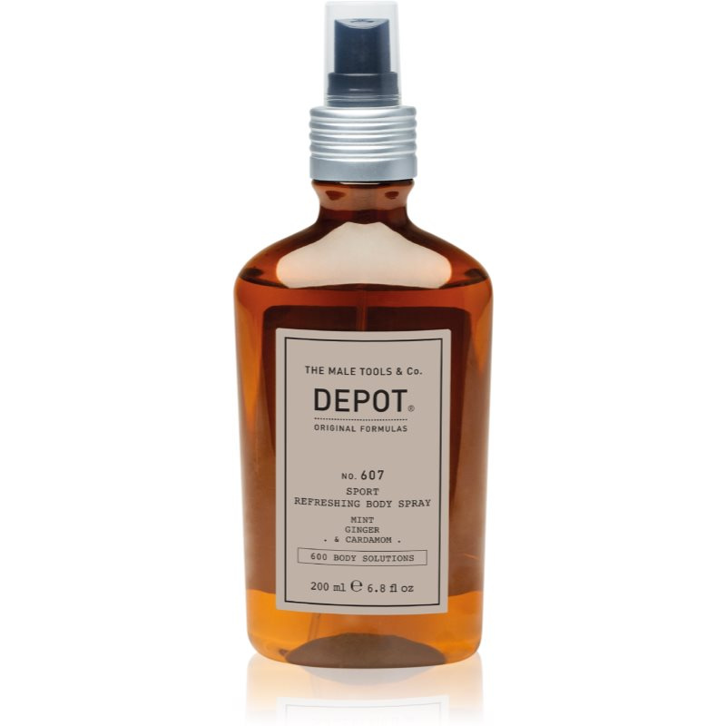 DEPOT 600 BODY SOLUTIONS NO. 607 SPORT REFRESHING BODY SPRAY osvěžující tělový sprej pro muže 200 ml