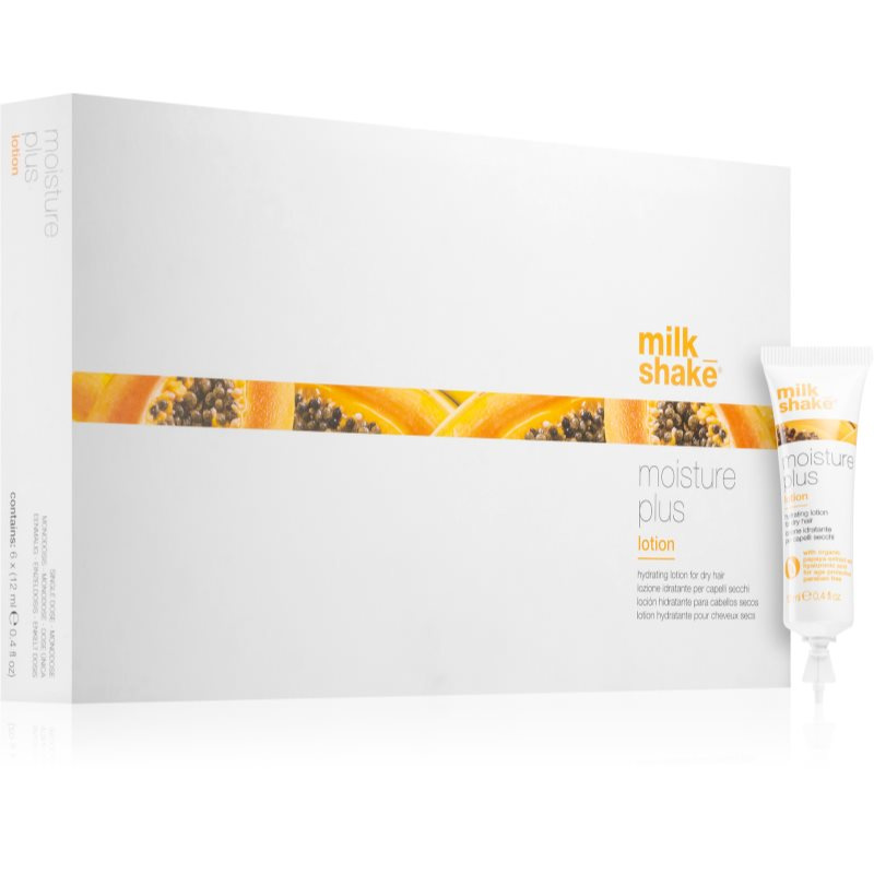 Milk Shake Moisture Plus intenzivní kúra pro suché vlasy 6x12 ml
