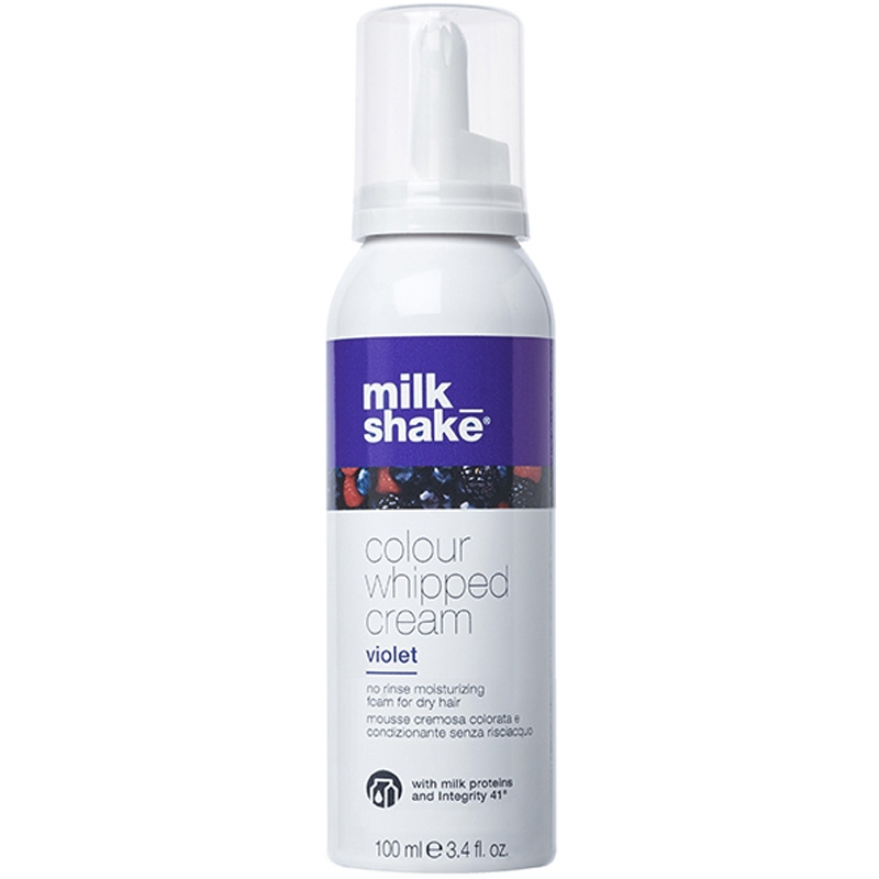 Milk Shake Colour Whipped Cream tónovací pěna pro všechny typy vlasů Violet 100 ml
