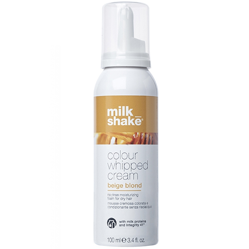 Milk Shake Colour Whipped Cream tónovací pěna pro všechny typy vlasů Beige Blond 100 ml