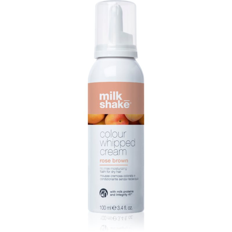 milk_shake® Colour Whipped Cream tónovací pěna pro všechny typy vlasů Rose brown 100 ml