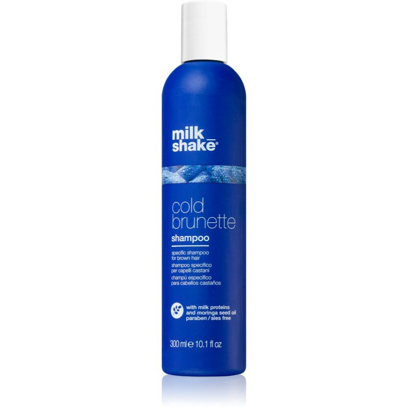 milk_shake Cold Brunette Shampoo šampon neutralizující žluté tóny pro hnědé odstíny vlasů 300 ml