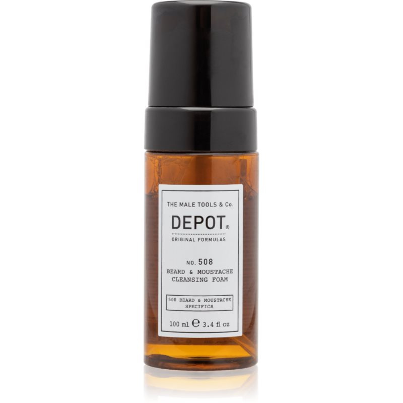 DEPOT 500 BEARD & MOUSTACHE SPECIFICS NO. 508 BEARD & MOUSTACHE CLEANSING FOAM čisticí pěna na vousy 100 ml