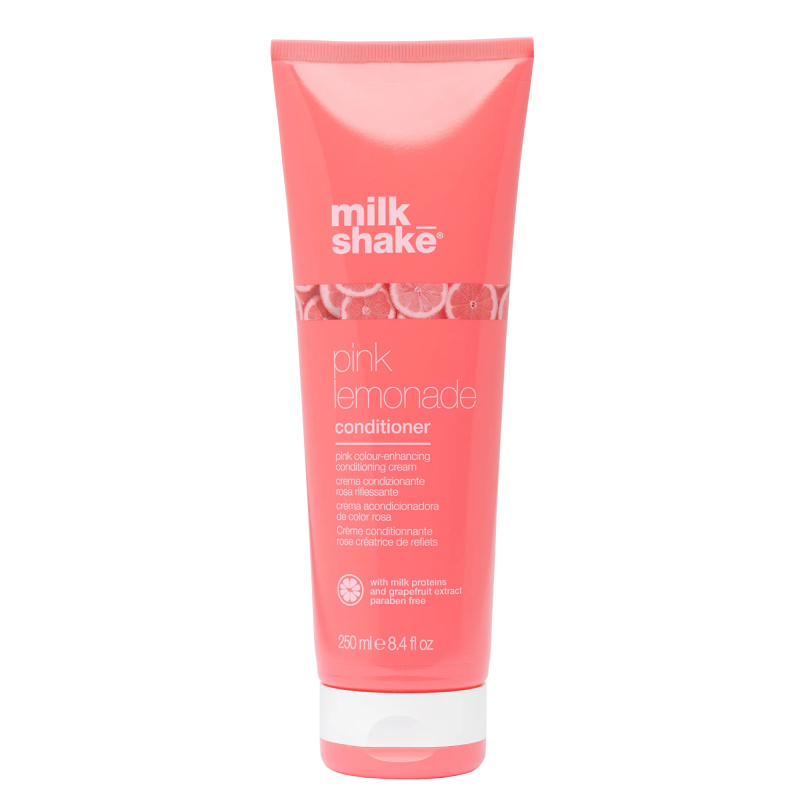 Milk Shake Pink Lemonade tónovací kondicionér pro blond vlasy odstín Pink 250 ml