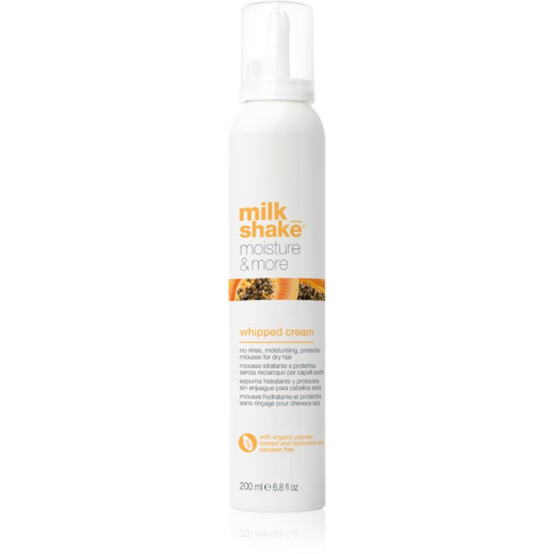 Milk Shake Moisture & More Whipped Cream bezoplachová hydratační péče pro suché vlasy 200 ml